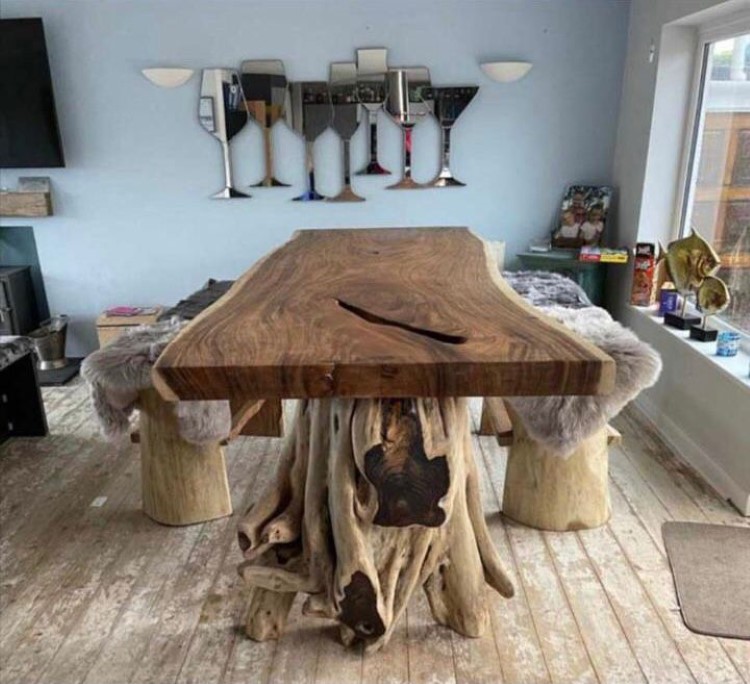 Live Edge Slab Dining Tables