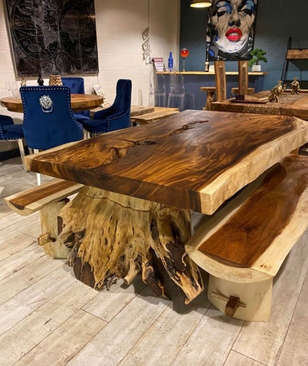 Live Edge Slab Dining Tables