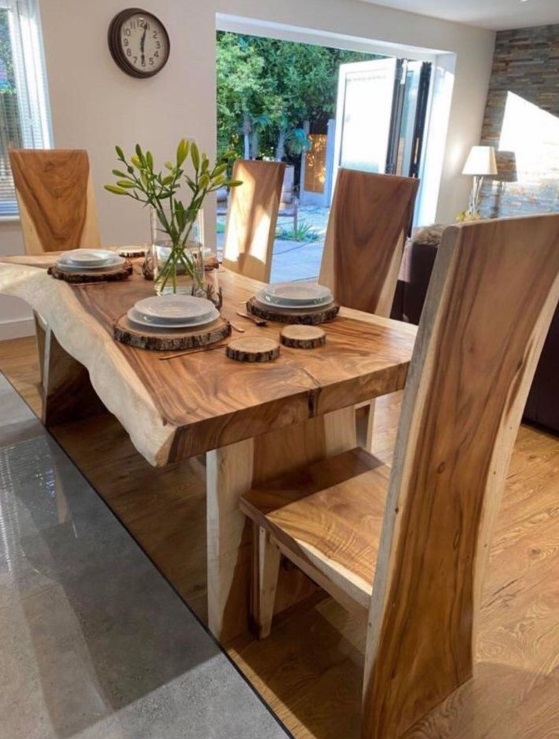 Live Edge Slab Dining Tables