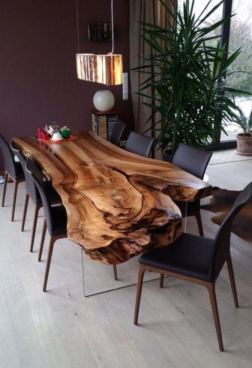 Live Edge Slab Dining Tables