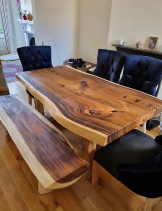 Live Edge Slab Dining Tables