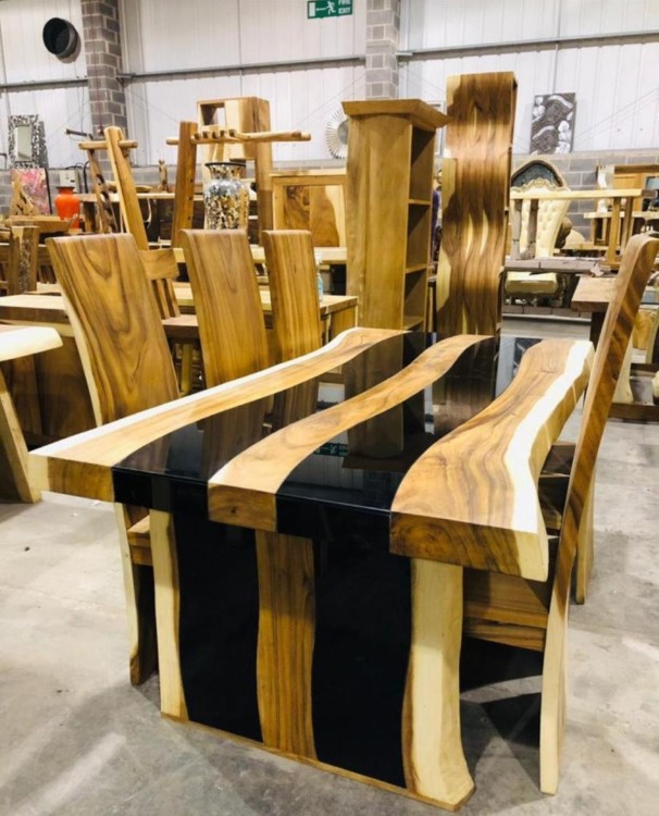 Live Edge Slab Dining Tables